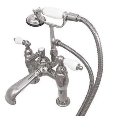 Kingston Brass Vintage Deck Mount Clawfoot Tub Filler with Hand Shower Clawfoot Tub Filler Kingston Brass